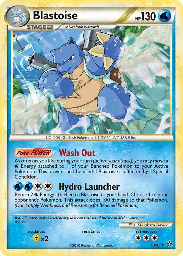 Blastoise #013 - HS Unleashed