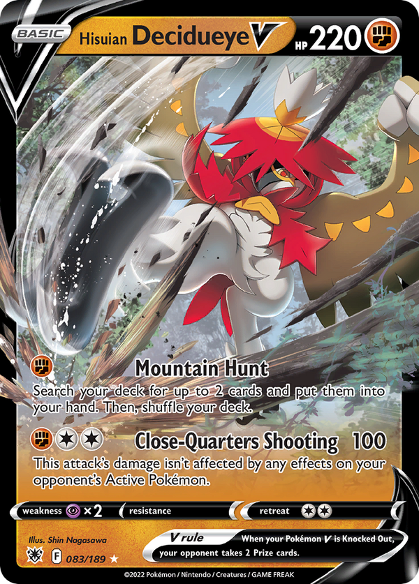 Hisuian Decidueye V #083 - Astral Radiance
