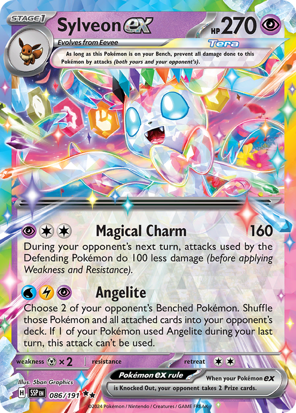 Sylveon ex #086 - Surging Sparks