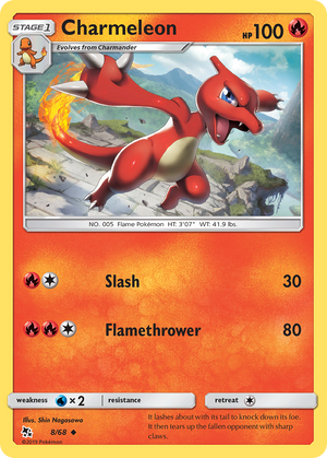 Charmeleon #008 - Paldean Fates - Normal