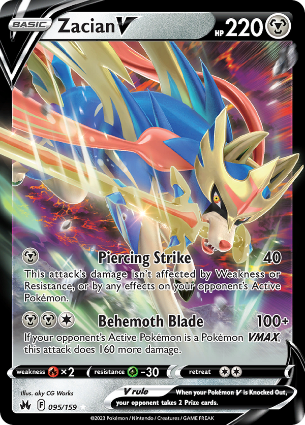 Zacian V #095 - Crown Zenith