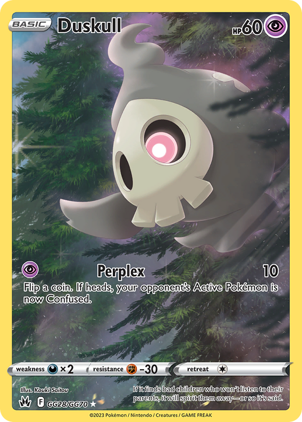 Duskull #GG28 - Crown Zenith Galarian Gallery