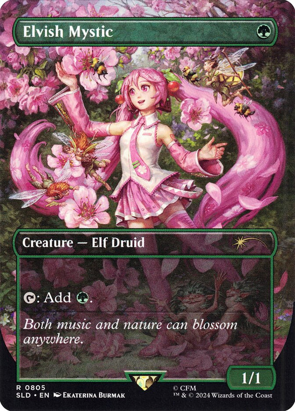 Elvish Mystic (0805) (Rainbow Foil) #805 - Secret Lair Drop Series