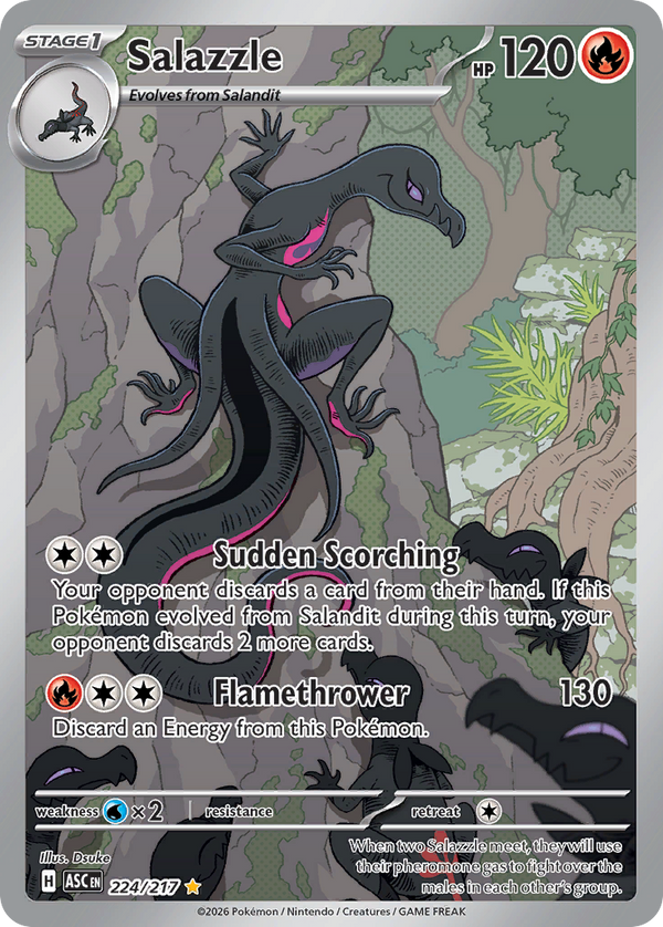 Salazzle #224 - Ascended Heroes - Holofoil