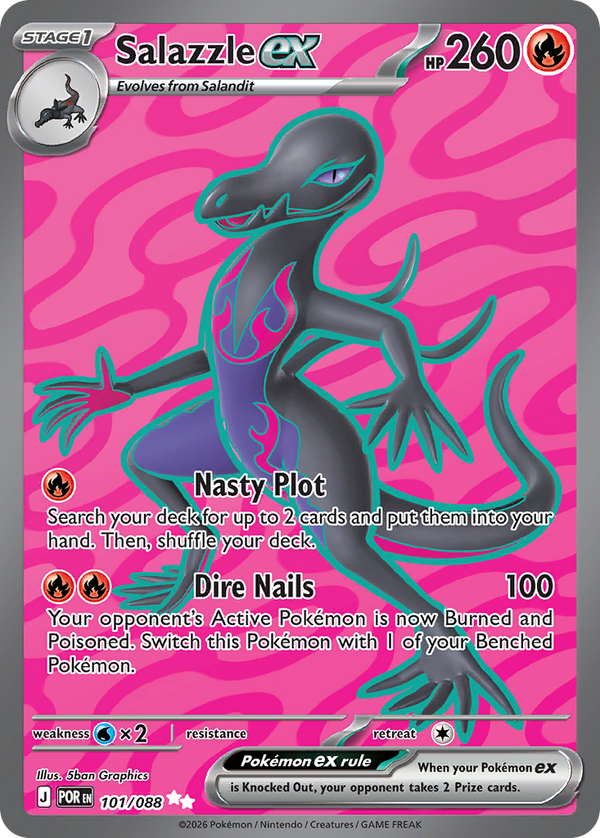 Salazzle ex #101 - Perfect Order - Holofoil