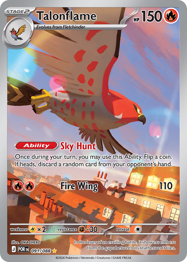 Talonflame #091 - Perfect Order - Holofoil