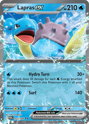 Lapras ex #022 - Perfect Order - Holofoil