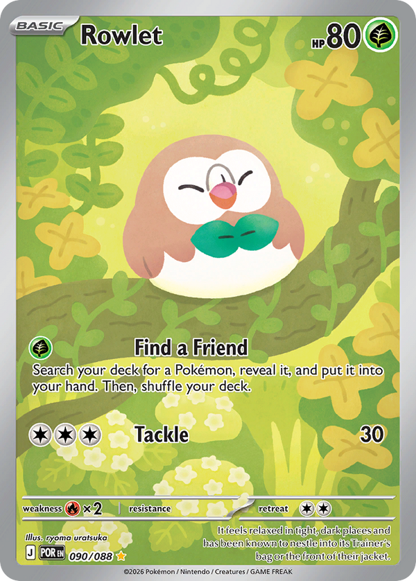 Rowlet #090 - Perfect Order - Holofoil