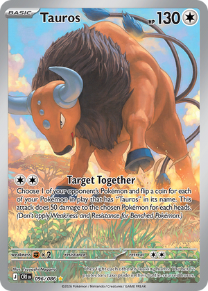 Tauros #096 - Chaos Rising - Holofoil
