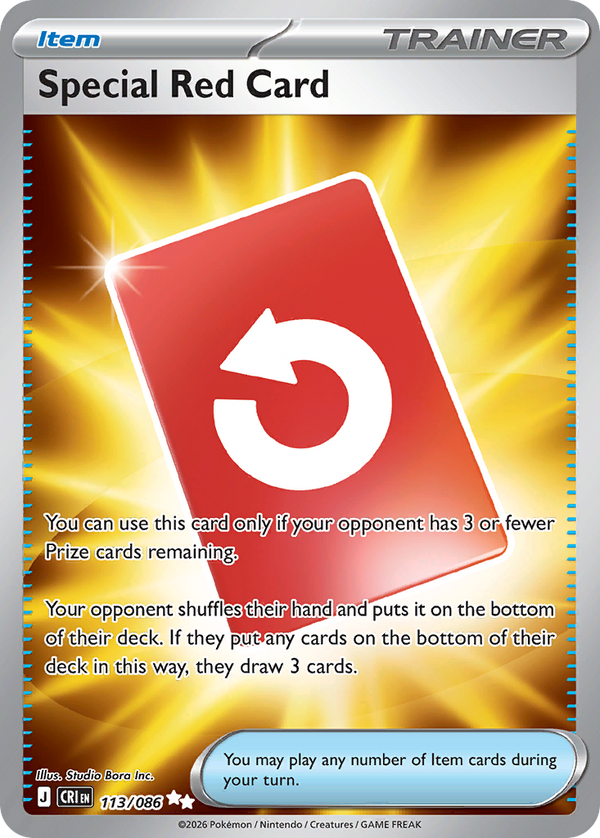 Special Red Card #113 - Chaos Rising - Holofoil