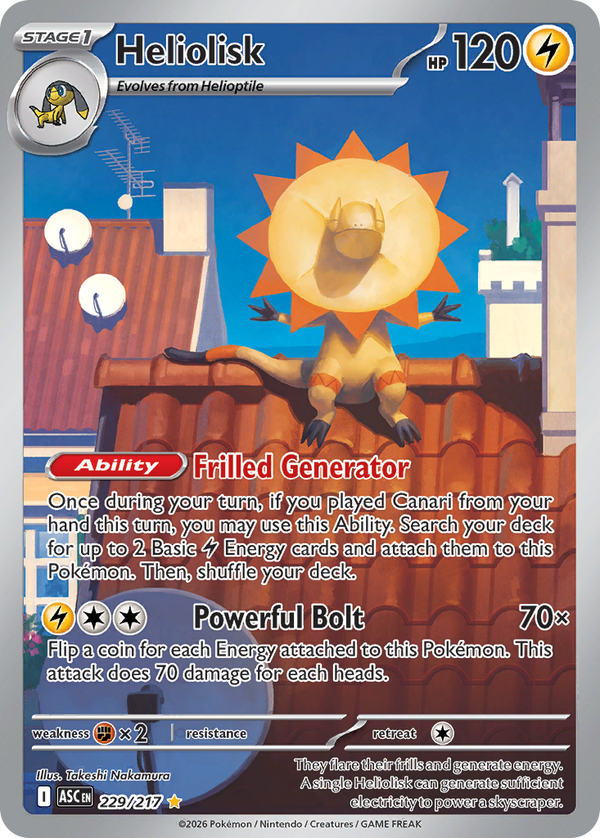 Heliolisk #229 - Ascended Heroes - Holofoil